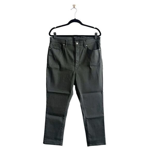 Banana Republic Women's Ultra Rise Slim Fit Denim Jeans Dark Green Size 33 - Picture 2 of 10